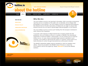 Hotline.ie website