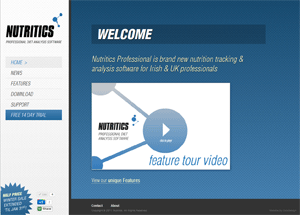 nutritics website